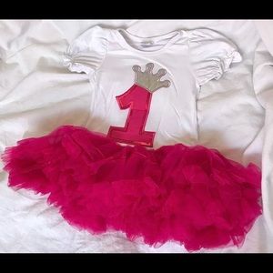 Adorable one piece tutu dress